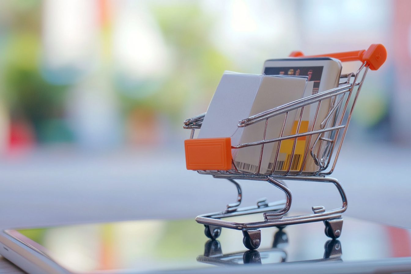 a_shopping_cart_holding_digital_products_d56b4718-0834-41ee-9abd-703809b10d9d
